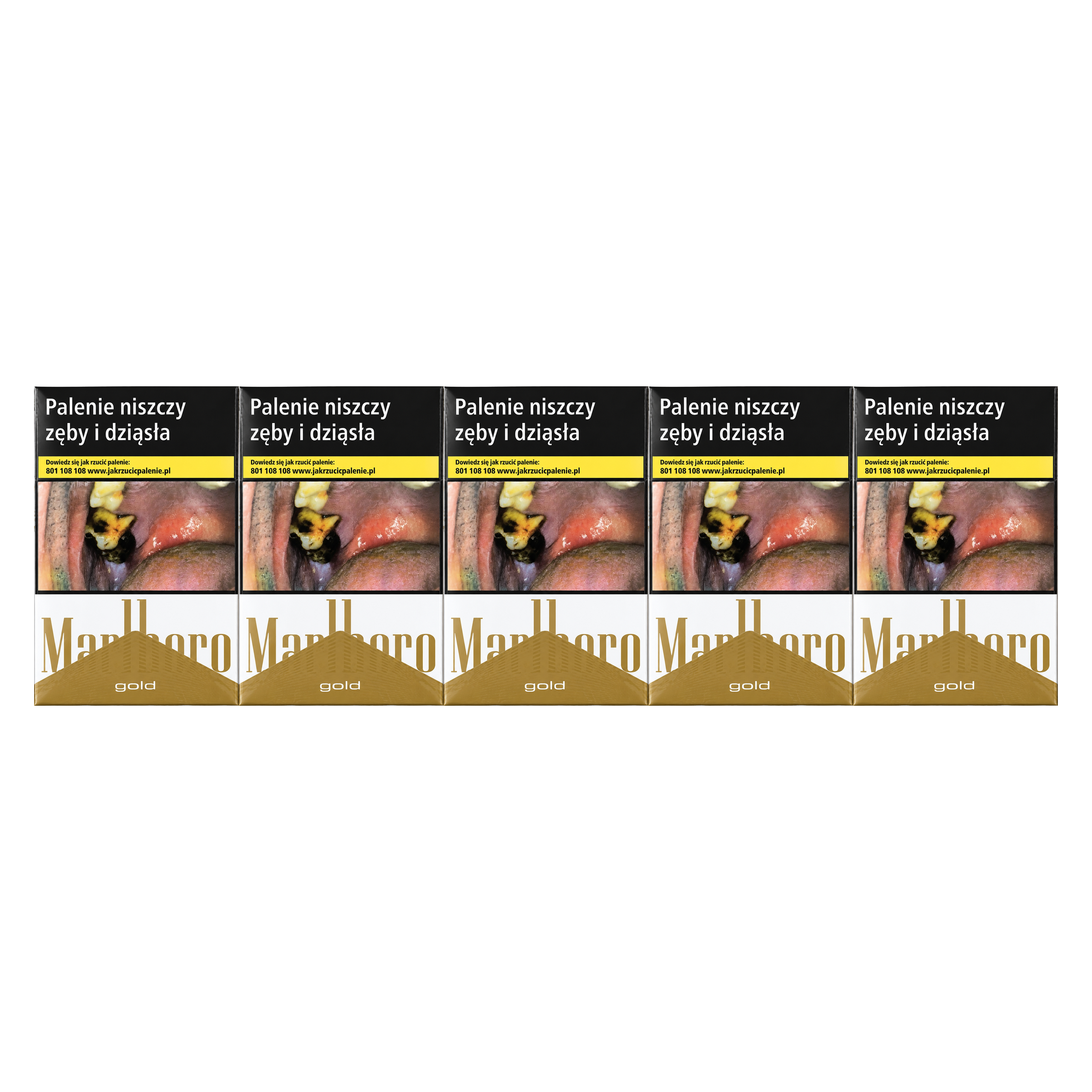 Marlboro Gold King Size Cigarettes - Polish Import Version