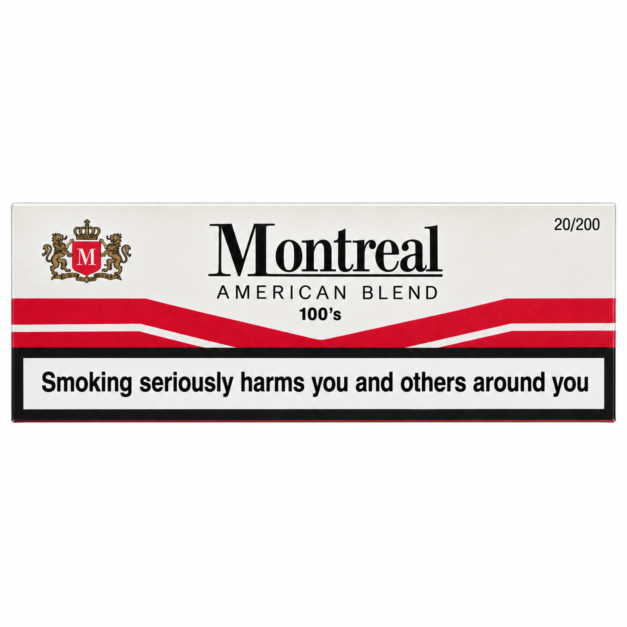 Montreal Red AMERICAN BLEND 100's Cigarettes