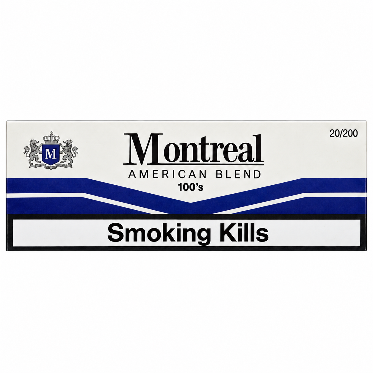 Montreal Blue AMERICAN BLEND 100's Cigarettes